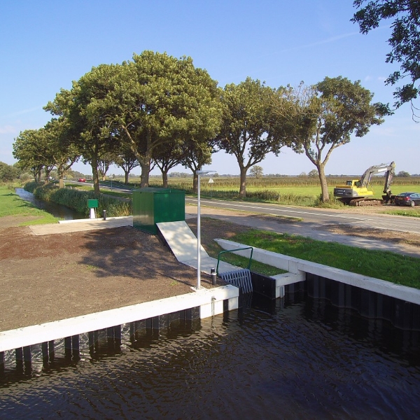 Project waterbouw Gemaal Baarlinger Noorderpolder