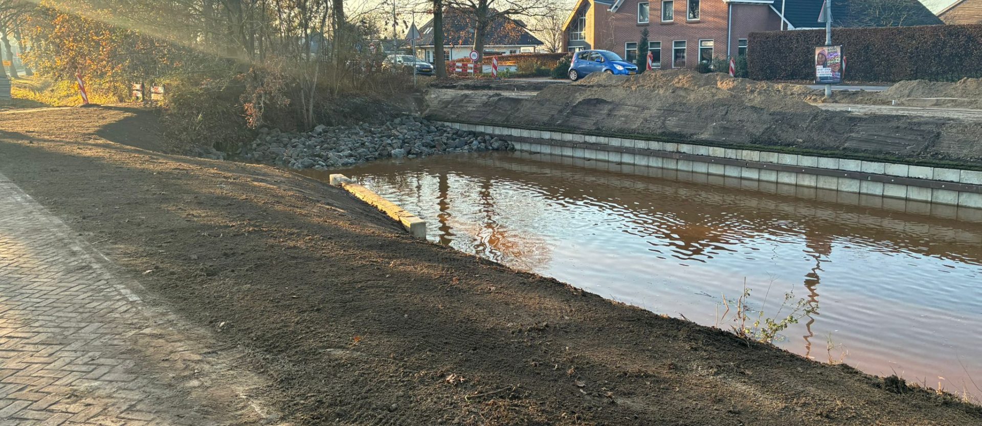 Duiker en damwand Nieuw-Weerdinge