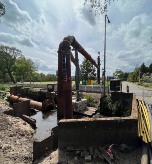 Project waterbouw Inlaat Balkbrug