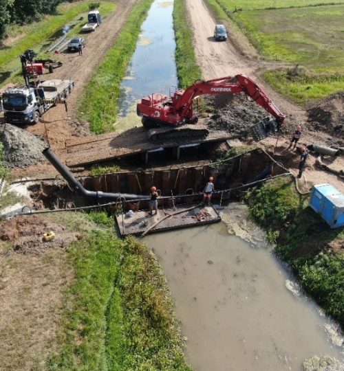 Project waterbouw Onderleider Wapserveen